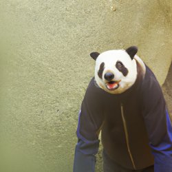 Human panda Meme Template