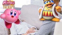 Kirby goes to therapy Meme Template