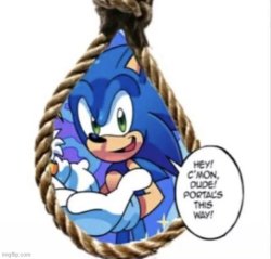 Suicide sonic Meme Template