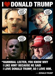 I Heart Donald Trump Hannibal Lecter Meme Meme Template