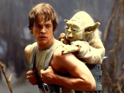 Luke and Yoda Meme Template