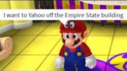 Mario Yahoo Meme Template