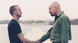 Walt and Jesse handshake Meme Template