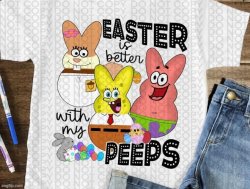 Easter is better with peeps Meme Template
