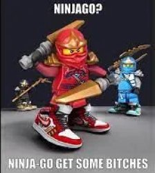Ninja go get some bitches Meme Template