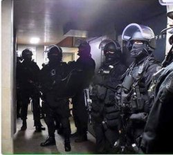 Cops waiting door Meme Template