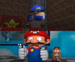 SURVIVED BEEG SMG4 Meme Template