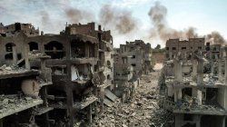 Destruction in Gaza Meme Template