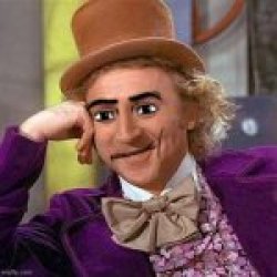 man face wonka Meme Template