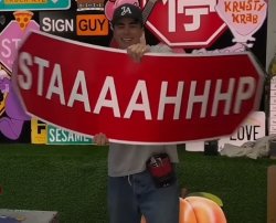 STAAAAHHHP sign Meme Template