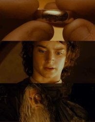 Frodo Gandalf Some Form Of Elvish Meme Template