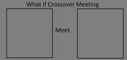 Crossover Meeting Meme Template