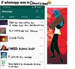 What if whatsapp Meme Template