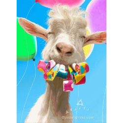 Goat Birthday Meme Template