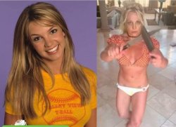 Good Britney vs Knives Britney Meme Template