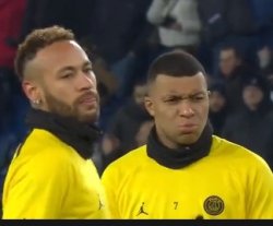 Mbappé and neymar Meme Template
