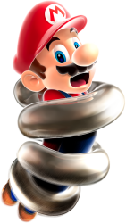 Spring mario Meme Template