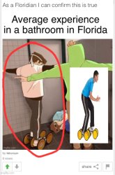 Bathrooms in Florida Meme Template
