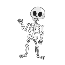 Full Body Skeleton Meme Template