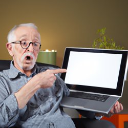 Old man Describing a Program Meme Template