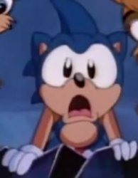 sonic gasp Meme Template