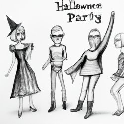 Halloween costume party Meme Template