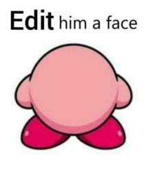 Kirby faceless Meme Template