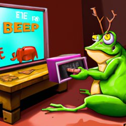 Frog saying that he is playing a game called "beef" using a 808 Meme Template