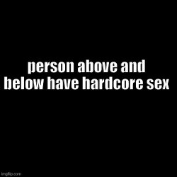 Person above and below Meme Template