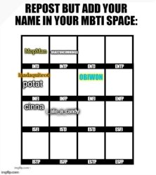 Repost MBTI Meme Template