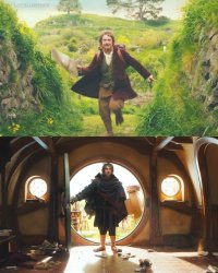 Bilbo - there and back again Meme Template