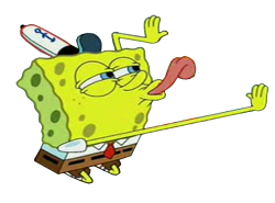 SpongeBob Lick Meme Template