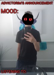 Advictorim announcement temp Meme Template