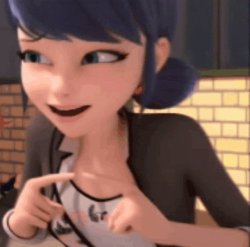 nervous marinette Meme Template