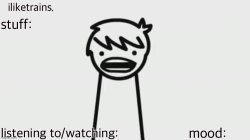 iliketrains (verdana edition) Meme Template