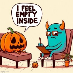 Pumpkin Therapy Meme Template