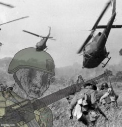 Eroican Soldier WWIV PTSD Flashbacks Meme Template