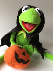 Halloween Kermit Meme Template