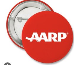 Aarp button Meme Template