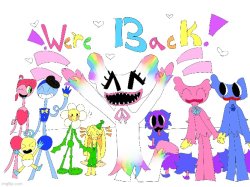 We’re back (drawn by SpookyScaryUnicornEeve) Meme Template