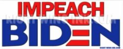 Impeach Biden sign Meme Template