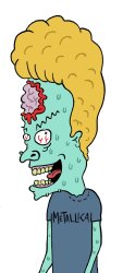 Zombie Beavis Meme Template