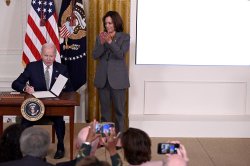 Joe Biden signs executive order Meme Template