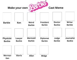 Barbie Meme Template