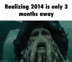 2014 is 3 months Meme Template