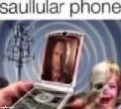 Saullular phone Meme Template