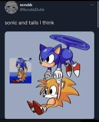 Sonic and tails Meme Template