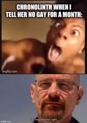 For half a second Meme Template
