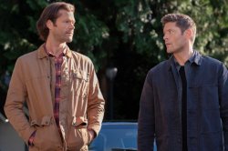 Sam and Dean Winchester Looking At Each Other Meme Template