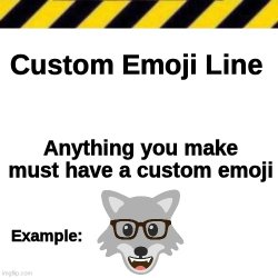 Custom Emoji Line Meme Template